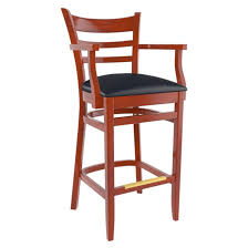 Premium Us Made Ladder Back Restaurant Bar Stool