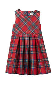 Jolly Plaid Dress Big Girls