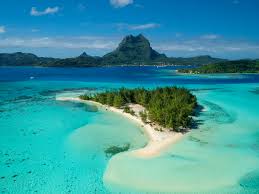 Noun a tract of land completely surrounded by water, and not large enough to be called a continent. Bora Bora The Island Of Bora Bora Bora Bora Located
