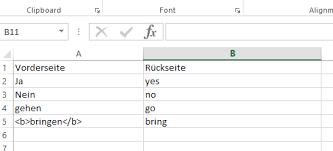 Create Flashcards With Excel File Lms Memocard