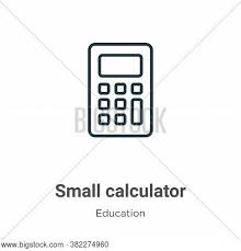 Find out how much your design will cost in under a minute! Small Calculator Icon Vector Photo Free Trial Bigstock