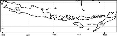This map was created by a user. Map Of Java Bali West And East Nusa Tenggara Islands In Indonesia Download Scientific Diagram