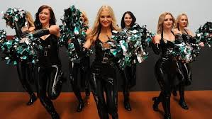 Penn also had an issue with penrith having their cheerleaders at the ground for their away game. Stretch Vinyl Cheerleading Outfits Stir Up Controversy Cheerleading Outfits Panthers Cheerleaders Penrith Panthers