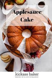 Applesauce Cake Kickass Baker Recipe Applesauce Cake Coffee Cake Recipes Homemade Applesauce