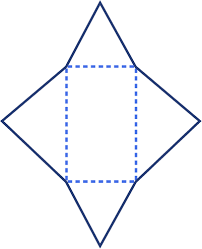 Rectangular pyramid net with measurements. Nets Of 3 Dimensional Figures Grade 6 Practice With Math Games