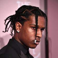 A Ap Rocky Adds His Touch Of Street Style To The End Of New York Fashion Week Asap Rocky Braids Mens Braids Hairstyles Hair Styles