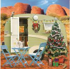 Aussie Xmas Australian Christmas Vintage Caravans Vintage Travel Trailers