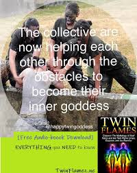 I Saw A Vision Of The Divine Feminine Going Through An Obstacle Course They Were Helping Each Other Along The Wa Twin Flame Twin Flame Reading Twin Flame Love