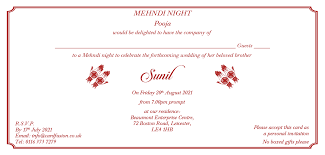 Consumed to bypass the infused ruby cost when changing the guests for your next ember court. Mehndi Card Invitation Photo Bridie Hall Fashion
