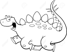 Dinosaur simulator wiki staff is will work hard to fully update the wiki as well, but due to the vast amount of changes it will take some time. Cartoon Illustration Eines Stegosaurus Fur Ausmalbilder Lizenzfrei Nutzbare Vektorgrafiken Clip Arts Illustrationen Image 14010495