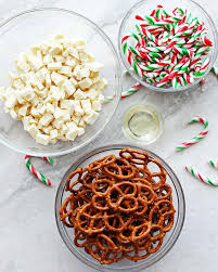 This easy chocolate covered pretzels recipe uses just 2 ingredients. 4 Ingredient Candy Cane Chocolate Covered Pretzels Yay For Food