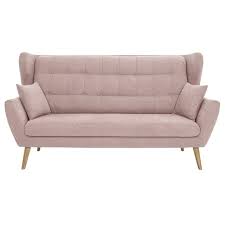 Wysoki komfort użytkowania zyskujemy dzięki wypełnieniu. Sofa Henry Stoff Flieder B 197 T 94 H 107 Cm Sofa 3 Sitzig Mit 2 Armlehnen Bezug Stoff Joiz Flieder