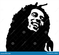 Bob Marley White Stock Illustrations