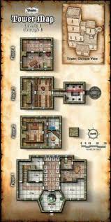 Random Tower Map Fantasy Map Dungeon Maps Tabletop Rpg Maps