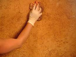 A wide variety of painting. Decorative Paint Technique Leather Wall Instructions How Tos Diy