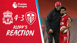 Liverpool football club is an english professional football club who currently play in the premier league, the top flight in the english football system. Klopp S Reaction Offensively Good Defensively We Can Improve Liverpool Vs Leeds Utd Youtube