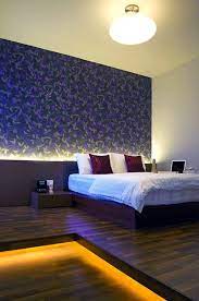 Newlywed Apartment Bursting With Colors In Singapore Freshome Com Bedroom Lighting Design Interior Design Bedroom Bedroom Design