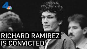 Richard ramirez's reign of satanic terror over southern california lasted from june 1984 until august 1985. Richard Ramirez The Nightstalker Is Convicted From The Archives Nbcla Youtube