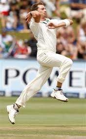 Cricket bowling at its best. Dale Steyn Mad Crazy Hatter