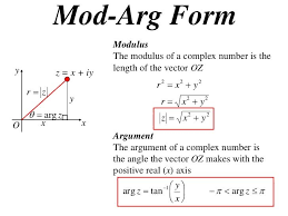 X2 T01 03 Argand Diagram Complex Numbers Math Formulas Positivity