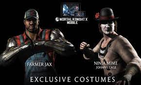In the krypt or unlocking them via the mortal kombat x mobile game. Ed Boon On Twitter Mortal Kombat X Mobile Game Unlocks Exclusive Costumes On Your Console Version Farmer Jax Ninja Mime Johnny Cage Http T Co Y79wxqdlpx