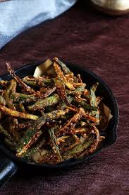 Bhindi Fry Recipe Kurkure Bhindi Fry Recipe Cook Click N Devour Indian Food Recipes Vegetarian Vegetarian Recipes Healthy Cooking Recipes