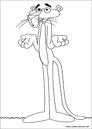 Dibujos Para Colorear De La Pantera Rosa Pantera Rosa Dibujo Dibujos Para Colorear Dibujos Sencillos Disney