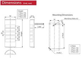 Wep 302 Ryg Patlite Wep Series 37 5mm Led Signal Tower Valin