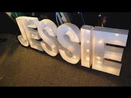 Dollar Tree Diy Giant Lighted Marquee Love Letters Youtube Diy Marquee Letters Lighted Marquee Letters Light Letters Diy