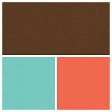 Brown Tiffany Blue And Coral Color Scheme Brown Bedroom Coral Color Schemes Coral Living Rooms