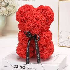 Android application valentine's day 2020 flowers developed by jooda is listed under category events. 2020 Hot Valentines Day Gift 25cm Red Rose Teddy Bear Rose Flower Artificial Decoration Christmas Gifts Women Valentines Gift Artificial Dried Flowers Aliexpress