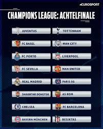 Champions league europa league uefa nations league euro u21 euro u19 world cup euro u17 north & central america gold cup world cup south america copa américa copa libertadores world cup help: Auslosung Achtelfinale Mit Dem Fc Bayern Die Paarungen In Der Ubersicht Eurosport