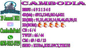 Cambodia Togel 2021 Toto Togel