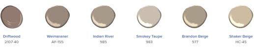 Taupe Color Families Benjamin Moore
