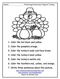 This Free Turkey Worksheet Provides Fun For Students To Write And Follow Directions More F Thanksgiving Worksheets Thanksgiving Preschool Kindergarten Science