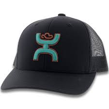 — el coronel clothing co. Hooey Black Teal Sterling Mesh Snapback Ball Cap 2006t Bkgy Wilco Farm Stores
