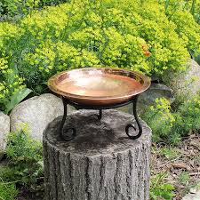 Compare prices and read reviews. Achla Hammered Solid Copper Birdbath With Short Stand