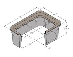 A line drawing depicts the earbuds on the front and the specs are on the reverse. Christy B40 Oldcastle Infrastructure