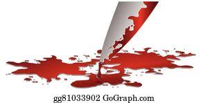 After initial blood letting the owner and the knife are bound in their destiny. Bloody Knife Clip Art Royalty Free Gograph