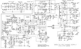 200 Watt Atx Power Supply Computer Power Supplies Power Supply Circuit Circuit Diagram