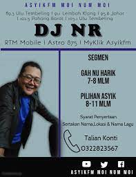 Asyik fm is a malaysia fm radio broadcasting from malaysia.listen to asyik fm malaysia fm to listen to your favorite malaysia songs and top malay programs.asyik fm contains a huge variety of programs telcasing wonderful malaysia programmes.tune to asyik fm online and listen now. Asyikfm Bertemankan Dj Nr Dj Nr Official Noriman Facebook