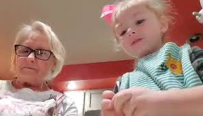 YOUUUU GUY!!! HOW CUTEEEE IS THISS!!🥰👇, Hadley got to help Gigi Becky  Long make her birthday cake last night!! She had so much fun!!