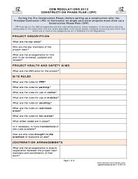 This sample safety program is from the texas workers compensation commision. 7 Printable Construction Safety Plan Pdf Forms And Templates Fillable Samples In Pdf Word To Download Pdffiller
