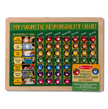 Melissa Doug Magnetic Responsibility Chart Educational