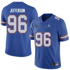 Mens Florida Gators 96 Cece Jefferson 2018 Royal Football Jersey