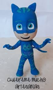 Decoracion Torta Catboy Porcelana Fria Heroes En Pijamas Animalitos En Porcelana Fria Figuras De Fondant