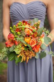 30 Fall Wedding Bouquets Orange Grey Wedding Gray Wedding Colors Fall Wedding Bouquets