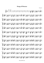 The song of storms is a recurring song in the legend of zelda series.1 1 learning location and uses 1.1 ocarina of time 1.2 majora's mask 1.3 oracle of seasons 2 other appearances 2.1 super smash bros. Song Of Storms Notes