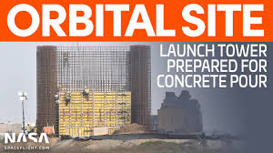 Nasa astronauts blast off to the international space stationspacex launch: Integration Tower Prepared For Concrete Pour Spacex Boca Chica Youtube