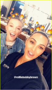 Millie Bobby Brown Hangs Out with Kim Kardashian!: Photo 1151283